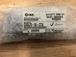 New Smc CXSL20-60-Z73L Dual Piston CYLINDER,20MMBORE,60MMSTRKE. Fixed Price $250.00.