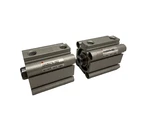 Lot Of 2X Smc CDQ2B32TN-25DZ Cylinder, Double Act, 32MM Bore, 25MM Stroke Nnp. Fixed Price $33.15.