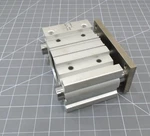 Smc MGPM63TN-50Z Compact Guide Cylinder Air Pneumatic Aluminum Used. Fixed Price $124.87.