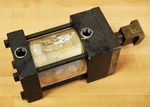 Numatics F1AP-02AID-CAA2 Pneumatic Cylinder 3 1/4" Bore 2" Stroke Used. Fixed Price $104.23.