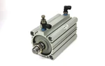 Smc CQ2B63-100DM Pneumatic Compact Cylinder, 63MM Bore, 100MM Stroke. Fixed Price $45.00.
