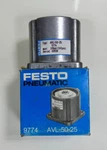 Festo AVL-50-25 Pneumatic Cylinder 50MM Bore, 25MM Stroke, Max 10 Bar/ 145 Psi. Fixed Price $135.00.