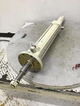 Horiuchi Machinery Sled Cylinder 1FA100X63X140B319.5-489 Used #142199. Fixed Price $399.00.