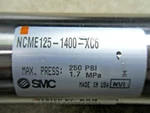 Smc NCME125-1400-XC6 Pneumatic Cylinder 250 Psi Max. Fixed Price $30.35.