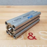 Bimba CEF-01133-A Pneumatic Cylinder, 1" Bore, 3-3/4" Stroke Used. Fixed Price $28.42.