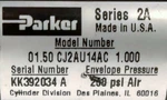 Parker 01.50-CJ2AU14AC-1.000 Pneumatic Cylinder. Fixed Price $145.26.