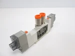Smc SY3460-5LOZ-N7 Solenoid Valve, 5-PORT, Pos. Exhaust Center, 24VDC, 1/4"OD. Fixed Price $36.00.