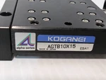 Koganei AGTB10X15 Guided Pneumatic Slide Cylinder+returns. Fixed Price $69.99.