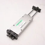 Ckd UCA2-L-Y-10-75 P2 Pneumatic Guided Cylinder, 3" Stroke, 10/32-M5X0.8 Ports. Fixed Price $120.00.