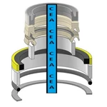 1543267C1 Boom Clam Extendable Stick Cylinder Seal Kit Fits Case 550H 721B 721C. Fixed Price $22.38.