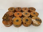 Lot Of 12 Fabco-air B-321-X Pancake Cylinder 2"INCH Stroke. Fixed Price $225.00.
