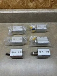 Lot Of 6 Smc RQB25-20M Compact Cylinders. Fixed Price $300.00.