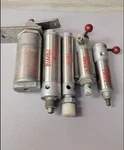 (lot Of 5)BIMBA Pneumatic Cylinders, 91-M/093-D/173-DNR/311-D GHA-112. Fixed Price $55.00.