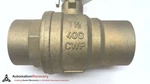 Neles-jamesbury 1/2" Cwp Series 300 Brass Ball Valve, New* #304007. Fixed Price $18.75.