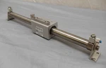 Used Smc Pneumatic Cylinder CY1B15H-200-XB9, Max Press 0.7MPA, 7.75 Inch Travel. Fixed Price $50.00.