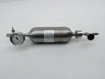 Cincinnati Test System 5.04TP2MNPT1500 Sample Cylinder, Ss, Helium ,1100PSI. Fixed Price $625.00.
