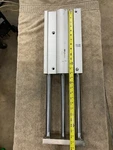Smc Air Cylinder Linear Bearings And Rails. Fixed Price $350.00.