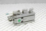 Smc 10-CDU20-10D Pneumatic Cylinder Double Acting Single Rod 10MM Stroke. Fixed Price $27.99.