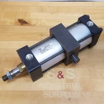 Parker 03.25DD4MAB14AC 7.00 Pneumatic Cylinder, 3.25" Bore, 7" Stroke - Used. Fixed Price $66.49.