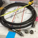 20' Extra Length Hydraulic Hose W/ 3/8" Male Couplers Fit Greenlee Pump/benders. Fixed Price $149.99.