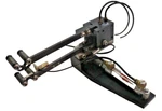 Phd 8420-01-001 Angular Jaw Transfer Gripper With Bimba 021-D Pneumatic Cylinder. Fixed Price $95.00.