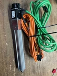 Smc Linear Slide Actuator LEY16DAC-150C With Omron Servo Motor R88M-1M10030T-S2. Fixed Price $395.00.