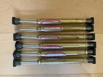 6 "clippard" 2-WAY Pneumatic Cylinders. Fixed Price $150.00.