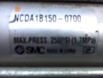 SMCNCDA1B150-0700 Double Acting Pneumatic Cylinder 1-1/2IN 7IN 250PSI. Fixed Price $87.97.