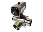 Flowserve B100D 150 Psi Automax Pneumatic Actuator W/ Lee Fluid Transfer 3FT. Fixed Price $1399.99.