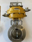 Smc CRSBW115-90D Rotary Actuator With Valve 3-3/4 Od 2-7/8. Fixed Price $125.00.
