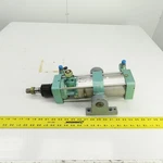 Kuroda Eighty Series Pneumatic Air Cylinder 5-1/2" Stroke 2-1/2" Bore 1". Fixed Price $109.43.