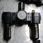 Norgren L73M-4AP-QPN, F73G-4AN-AP1 & R73G-4AK-RMG W/ Gauge. Fixed Price $140.00.