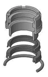 Parker Hannifin 70MM Hmi Rod & Gland Seal Kit RG2HM0701 (urethane). Fixed Price $385.97.