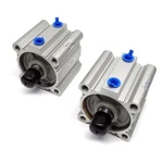(lot Of 2) Smc NCDQ2A80-40DMZ 25MM Bore 60MM Stroke Pneumatic Cylinder. Fixed Price $99.99.