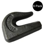 6PC 3/8 Weld On Grab Tow Chain Hook Bucket Trailer Tractor Rigging Forged Steel. Fixed Price $28.99.