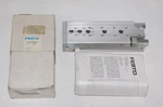 New Festo SLT-16-100-P-A-SA Pneumatic Cylinder Mini Sliding Unit 566377 Box. Fixed Price $375.00.