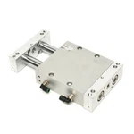 Smc CXWM32-50 Guided Cylinder Dual Piston Slide Unit Bore Size 32MM, Stroke 50MM. Fixed Price $89.99.