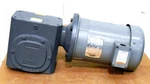 Boston Lutfb-b Brake Motor, F732-20-B9-J Right Angle Worm Gear Speed Reducer. Fixed Price $1800.00.