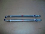 2PC Bimba Pneumatic Cylinder 046-DB Used. Fixed Price $32.00.