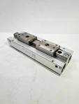 Smc MHF2-16D2R 3A1-4W Low Profile Pneumatic Air Slide Cylinder 2-FINGER Gripper. Fixed Price $247.00.