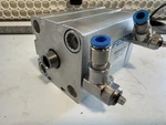 Festo ADN-50-50-I -p-a Air Cylinder With Valves And Position Sensors. Fixed Price $60.00.