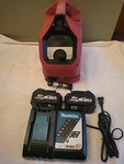 Greenlee EHP700LU Hydraulic Press + Makita Rapid Charger & 2 New 6AH Batteries. Fixed Price $999.99.