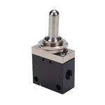 Pneumatic Toggle Valve, 3-POS. Pneumadyne Inc C042503. 1/8 Npt. Panel Mount.. Fixed Price $39.00.