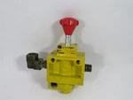 Numatics VL32N04Y Yellow Lockout Valve 1/2"NPT 150PSIG 10BAR Used. Fixed Price $13.66.