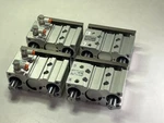 Lot Of 4 Smc Pneumatic MGPL32-25Z Standard Guided Cylinder, Ball Bushing Bearing. Fixed Price $400.00.