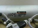 Smc MGGLB50-150 Air Cylinder With 2 D-H7A1 Switches. Fixed Price $30.00.