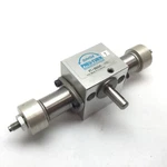 Bimba PT-006045-A1B1 Pneu-turn Rotary Actuator, Bore: 9/16", Shaft: 1/4". Fixed Price $50.00.