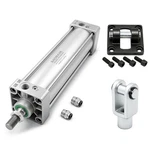 Baomain Pneumatic Air Cylinder Sc 63 X 300, Pt 3/8, 2-1/2" Bore, Silver. Fixed Price $75.45.