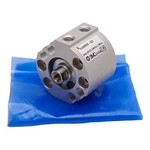 Smc NCQ8B056-025 Compact Cylinder, 9/16IN Bore, 1/4IN Stroke, #10-32UNF, 200PSI. Fixed Price $30.00.