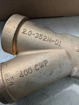Mueller Steam 2.0-352M-01 2" Bronze Specialty Thread Mesh W/strainer 400 Cwp. Fixed Price $75.00.